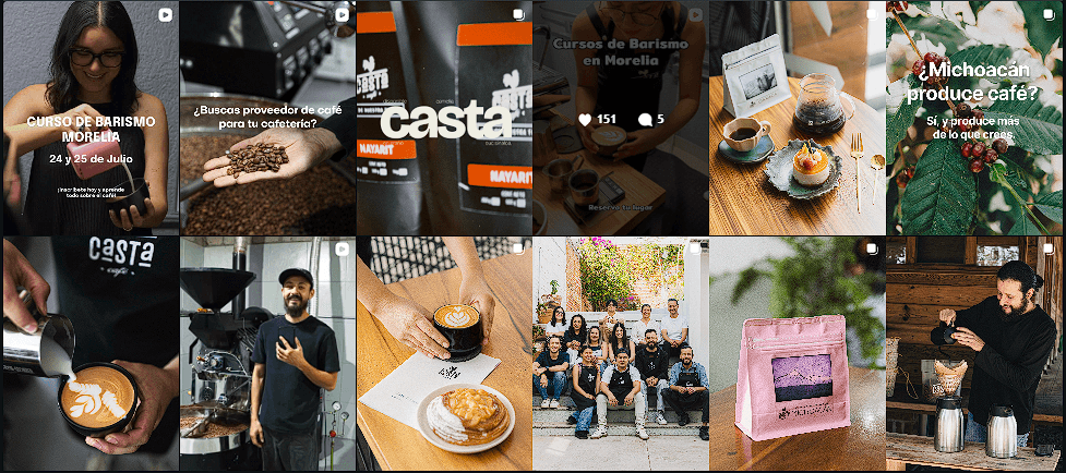 Casta Café Gallo y sus bolsas pouch kraft personalizadas para café de especialidad